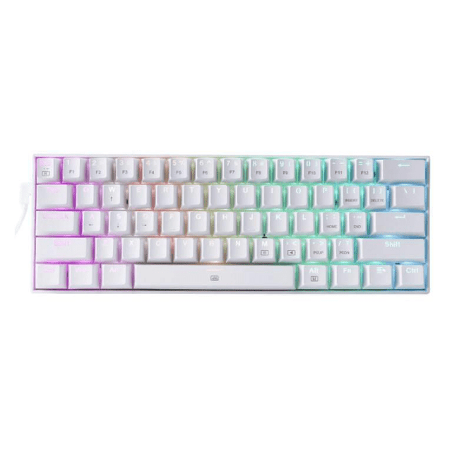 Redragon K630 Dragonborn RGB 67-Key Design Wired Mechanical Gaming Keyboard White Edition RD-K630W-RGB