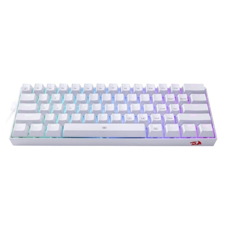 Redragon K630 Dragonborn RGB 67-Key Design Wired Mechanical Gaming Keyboard White Edition RD-K630W-RGB