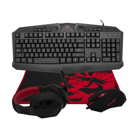 Redragon RD-S101-BA-2 Gaming Combo Mouse Mouse Pad - Headset Keyboard