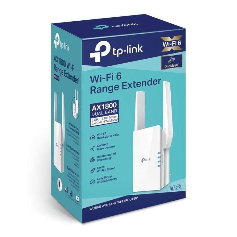 TP-Link AX1800 Wi-Fi Range Extender RE605X