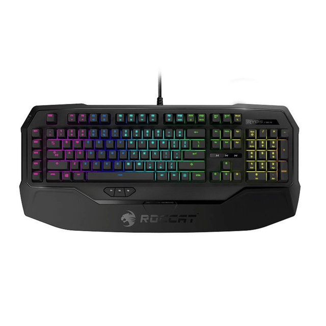 Roccat ROC-12-871 Ryos MK FX RGB Backlit Cherry MX Brown Mechanical Gaming Keyboard