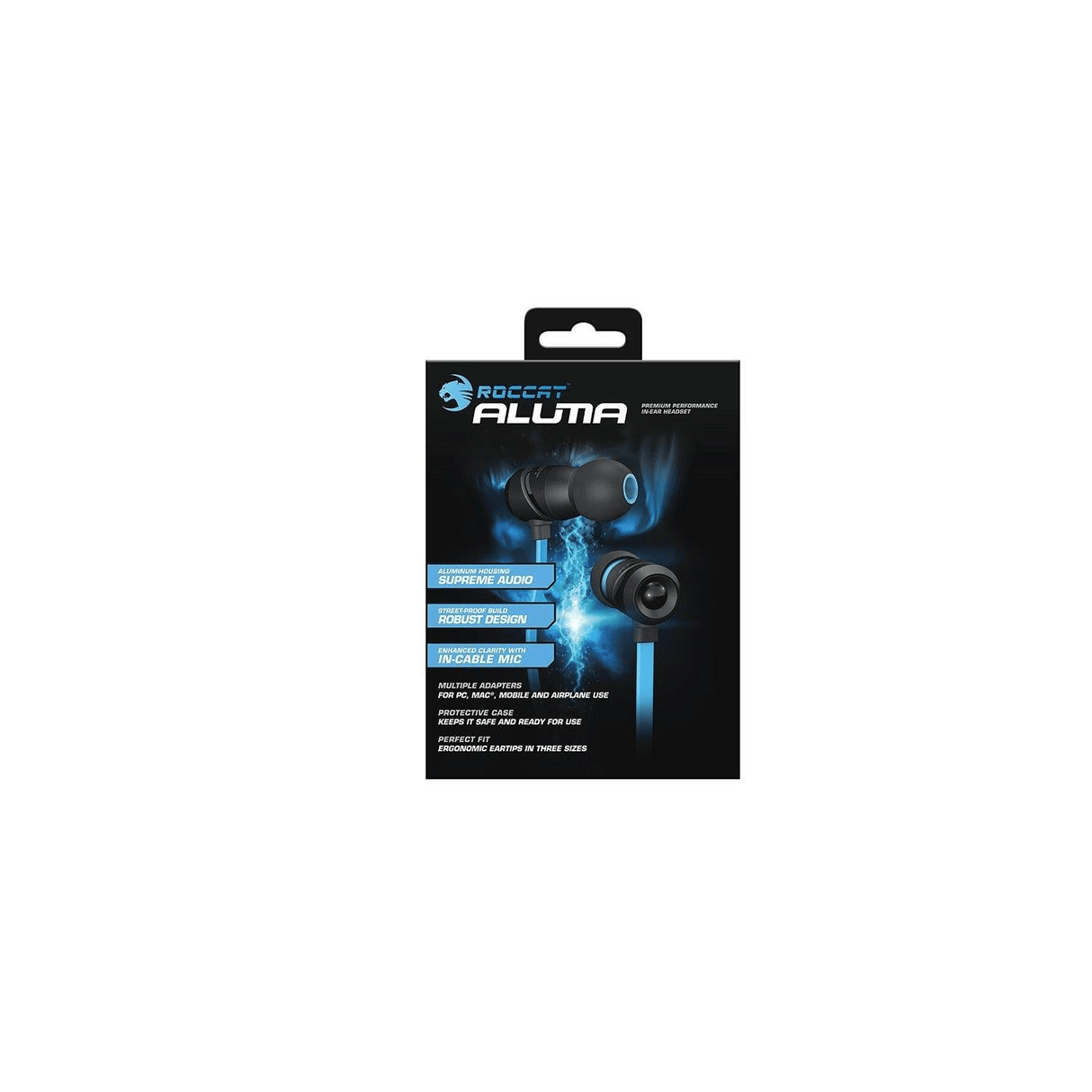 Roccat Aluma Headset In-ear Black and Blue ROC-14-210