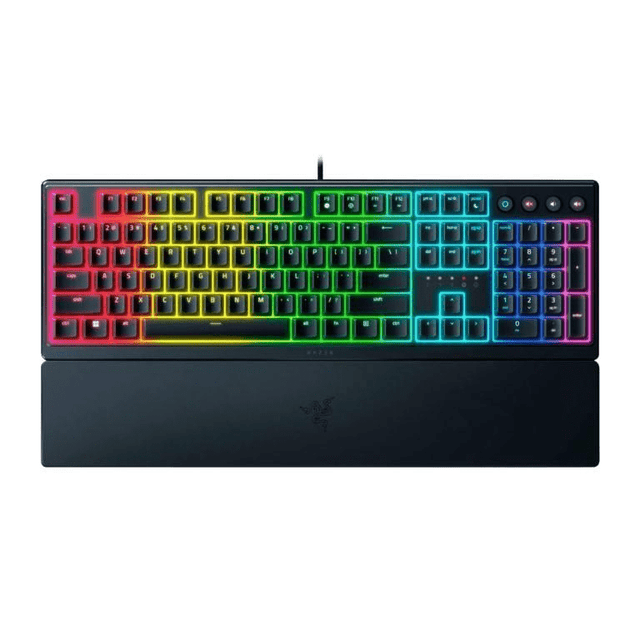 Razer Ornata V3 Low-profile Mecha-membrane RGB USB Gaming Keyboard QWERTY US English Black RZ03-04460100-R3M1