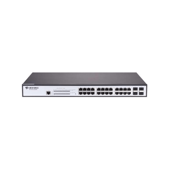 BDCOM 24-port Gigabit PoE L2 Managed Switch with 4-port SFP S2528P