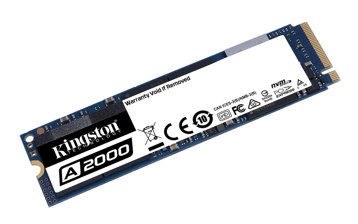 Kingston A2000 M.2 1TB PCIe 3.0 3D NAND NVMe Internal SSD SA2000M8/1000G