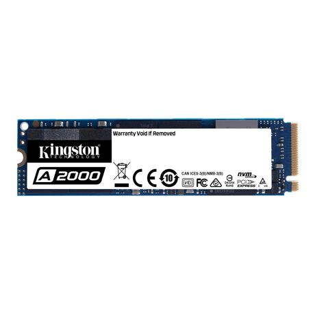 Kingston A2000 M.2 250GB PCIe 3.0 3D NAND NVMe Internal SSD SA2000M8/250G