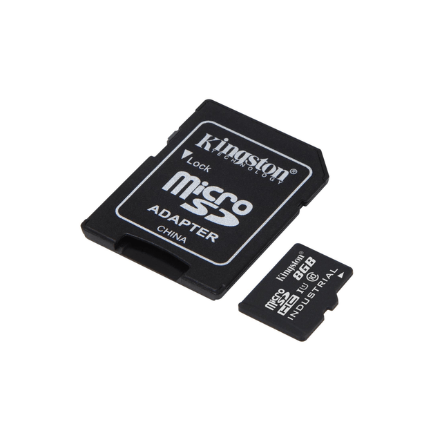 Kingston Industrial Temperature MicroSD UHS-I 8GB Memory Card Class 10 SDCIT/8GB