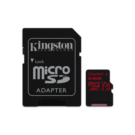 Kingston Technology Canvas React memory card 64 GB MicroSDXC UHS-I Class 10