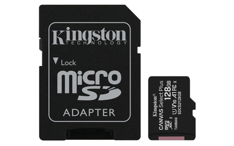 Kingston Canvas Select Plus Memory Card 128GB MicroSDXC Class 10 UHS-I SDCS2/128GB