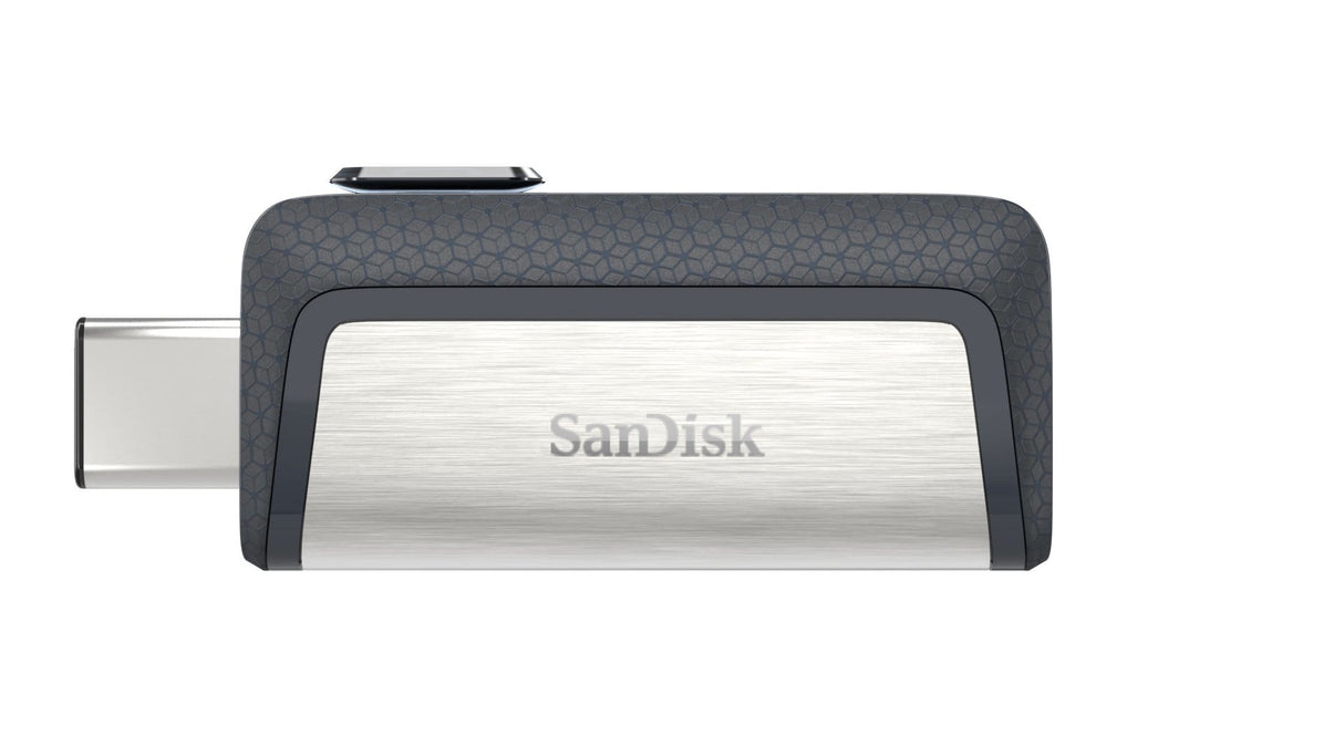 SanDisk Ultra Dual Drive USB Type-C 32GB Type-A / 3.2 Gen 1 Black and Silver Flash SDDDC2-032G-G46