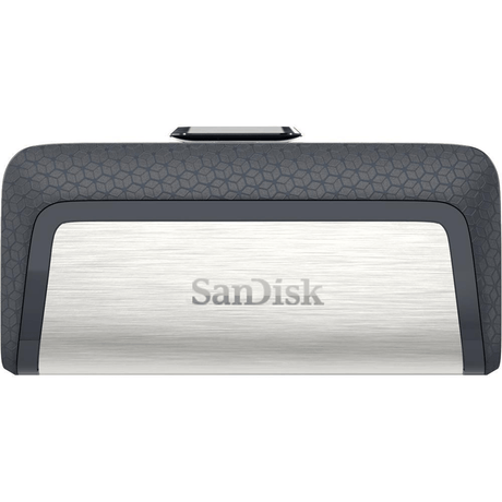 SanDisk Ultra Dual Drive USB Type-C 128GB Type-A / 3.2 Gen 1 Black and Silver Flash SDDDC2-128G-G46