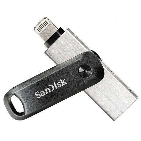 SanDisk iXpand Flash Drive Go 128GB USB 3.2 Silver USB Flash Drive SDIX60N-128G-GN6NE