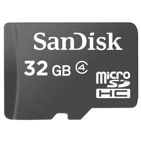 SanDisk microSDHC 32GB memory card Class 4