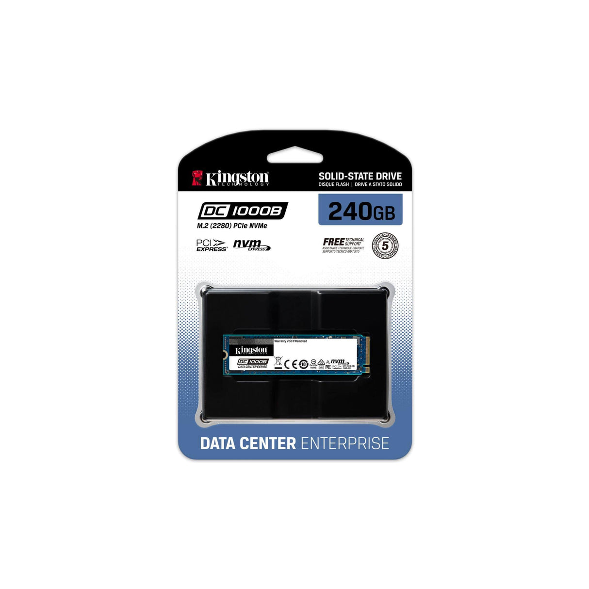 Kingston Technology DC1000B 240GB M.2 2280 Enterprise NVMe SSD SEDC1000BM8/240G