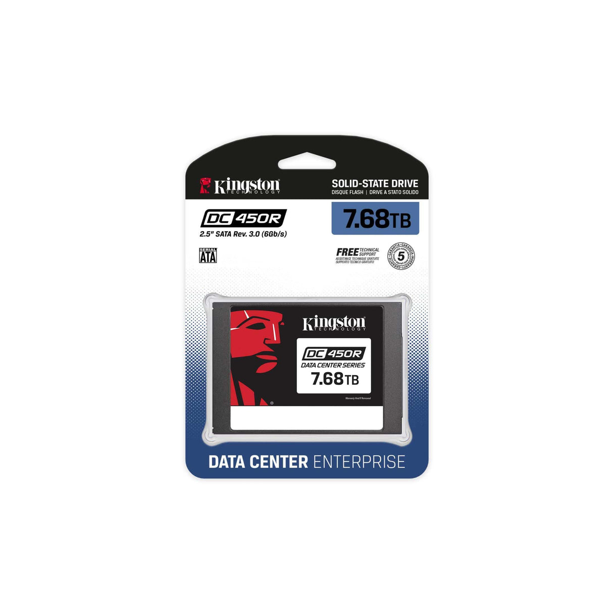 Kingston Technology DC450R 7680GB (Entry Level Enterprise/Server) 2.5-inch SATA SSD SEDC450R/7680G