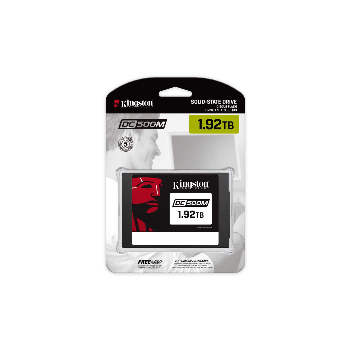 Kingston Technology DC500M 1920GB (Mixed-Use) 2.5-inch Enterprise SATA SSD SEDC500M/1920G