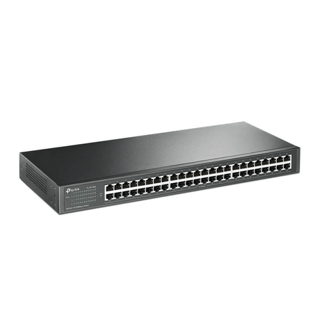 TP-Link 48-port 10/100M Rackmountable Switch, 48 10/100M RJ45 ports, 1U 19-inch steel case