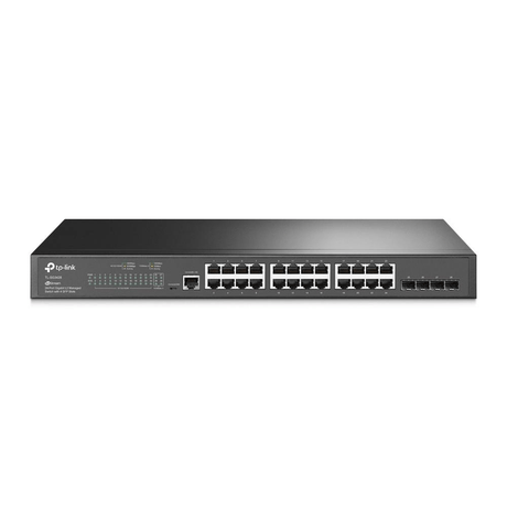 TP-Link JetStream 24-port Gigabit L2+ Managed Switch with 4 SFP Slots SG3428