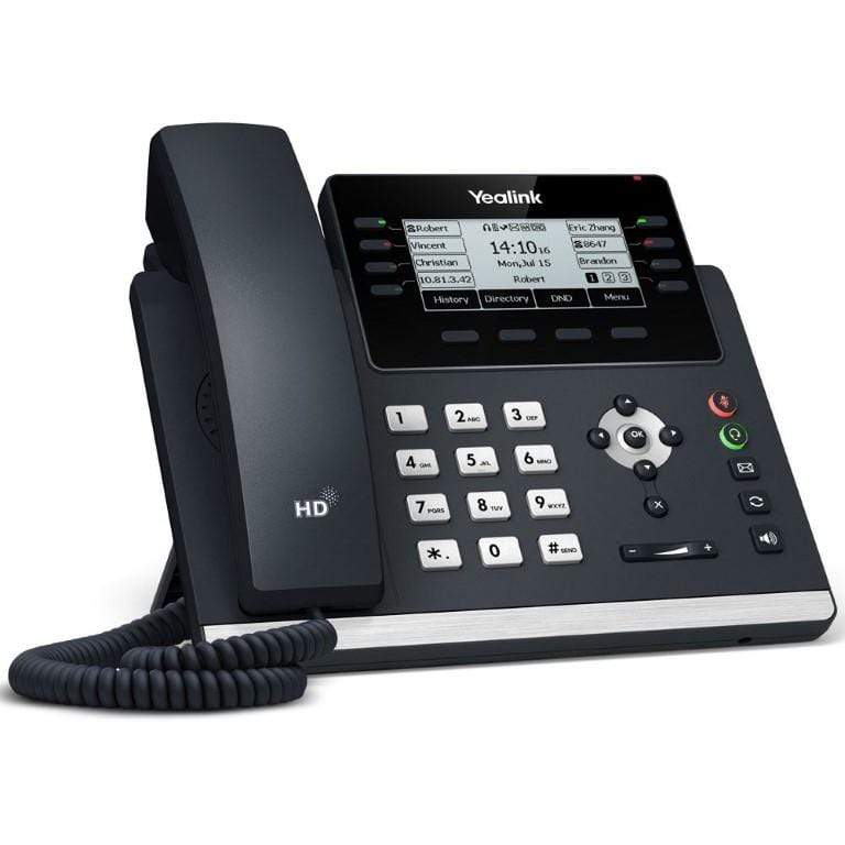 Yealink T43U 12-Line Gigabit IP Phone SIP-T43U Grey LCD Wi-Fi