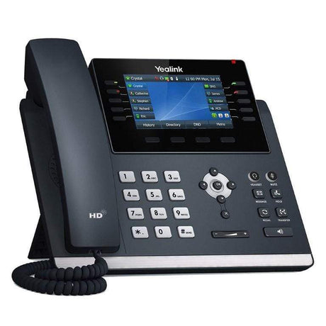 Yealink T46U GB IP PHONE WITH DUAL USB PORTS AND 4.3-inch COLOUR LCD EXCLUDES PSU SIP-T46U Grey Wi-Fi