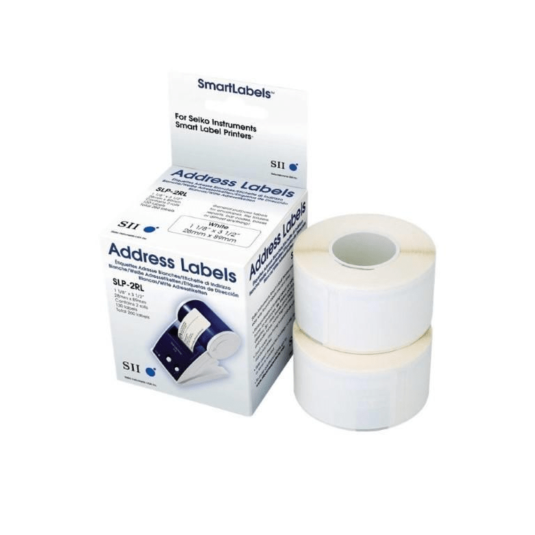 Seiko SLP-2RLH Standard Address Label 6-pack White 28 x 89 mm