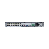 Sunell 16-Channel PoE 2-Bay H.265 Network Video Recorder SN-NVR2516E2-P16E