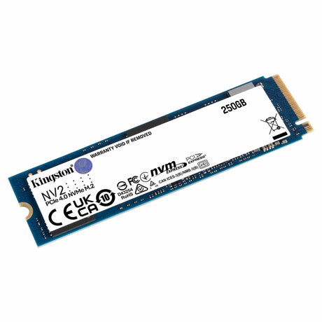 Kingston Technology NV2 M.2 250GB PCIe 4.0 NVMe Internal SSD SNV2S/250G