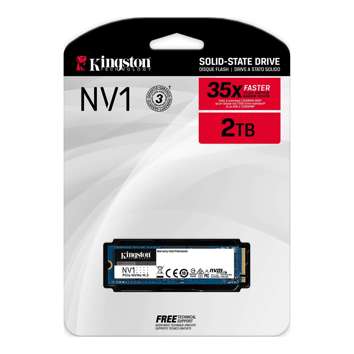 Kingston Technology NV1 M.2 2000 GB PCI Express 3.0 NVMe