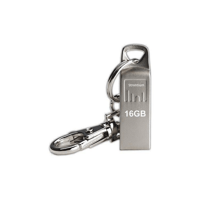 Strontium Ammo 16GB USB 2.0 Silver Flash Drive SR16GSLAMMO