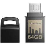 Strontium Nitro OTG 64GB USB 3.1 Black Flash Drive SR64GBBOTG2Y