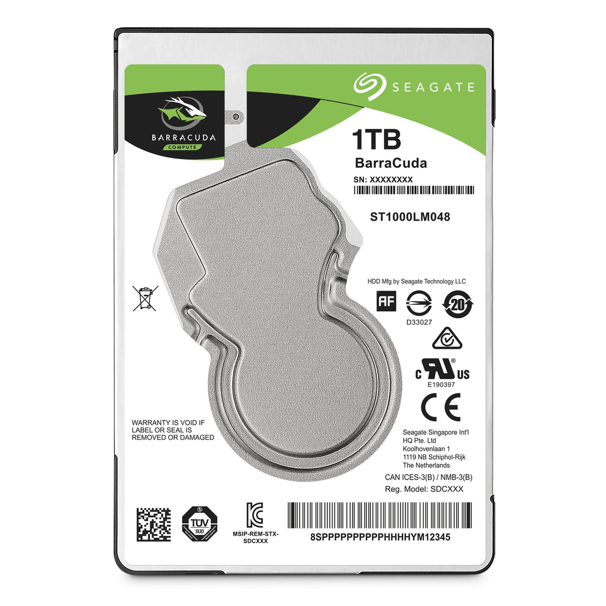 Seagate Barracuda 2.5-inch 1TB Serial ATA III Internal Hard Drive ST1000LM048