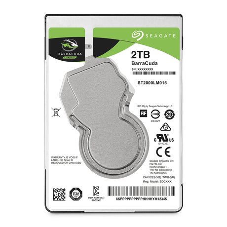 Seagate Barracuda 2.5-inch 2TB Serial ATA III Internal Hard Drive ST2000LM015