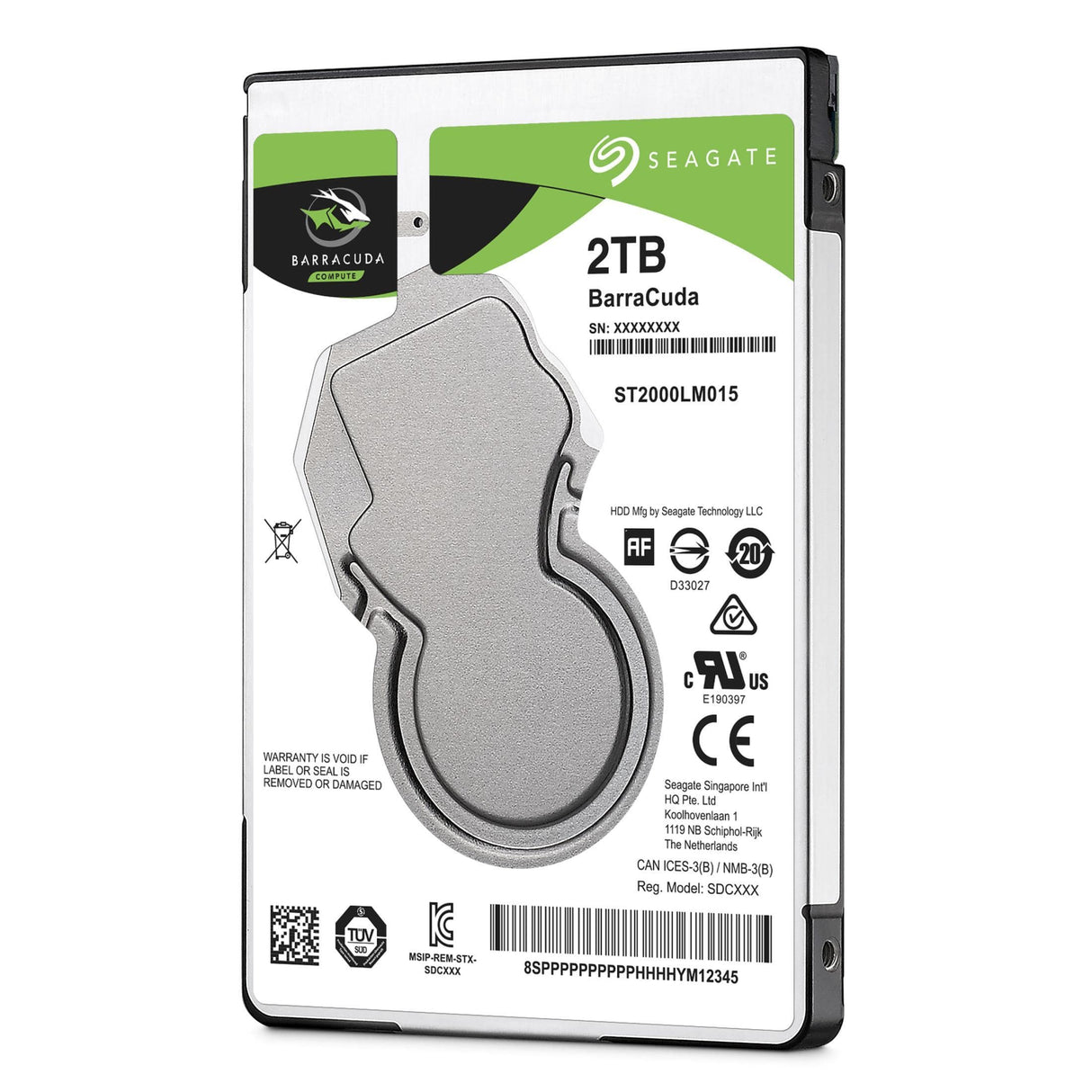 Seagate Barracuda 2.5-inch 2TB Serial ATA III Internal Hard Drive ST2000LM015