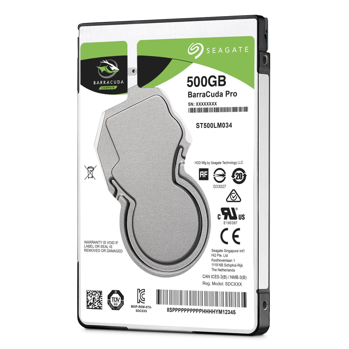 Seagate Barracuda Pro 2.5-inch 500GB Serial ATA III Internal Hard Drive ST500LM034