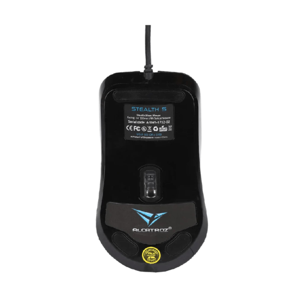 Alcatroz Stealth 5 USB Mouse Metallic Blue STEALTH5MB