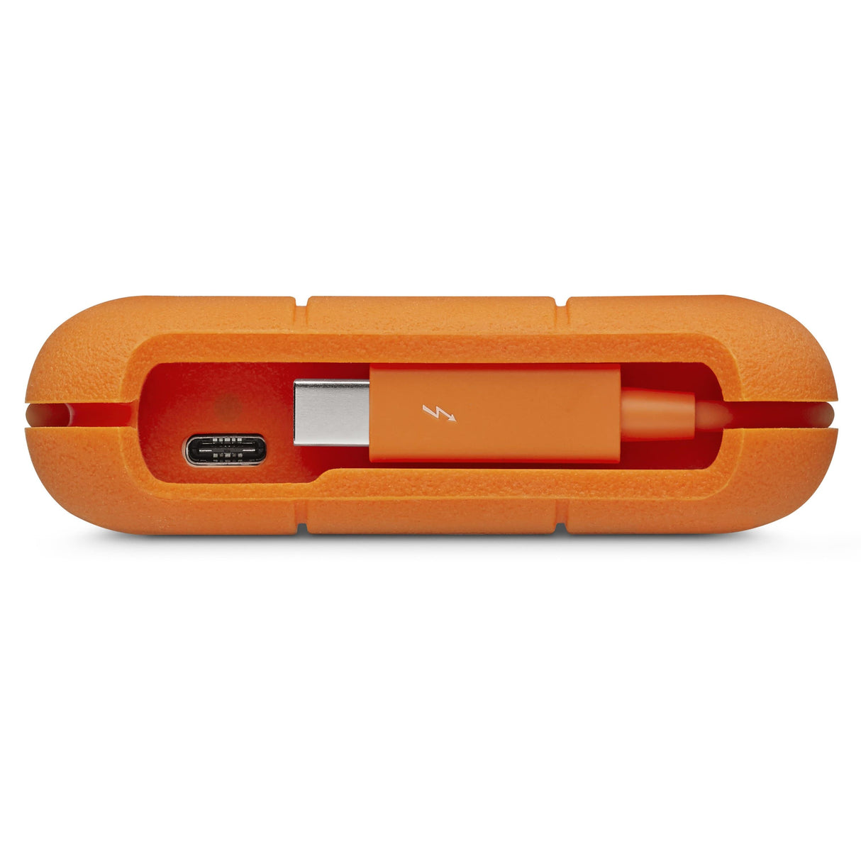 LaCie Rugged USB-C 5TB Grey and Yellow External Hard Drive STFR5000800