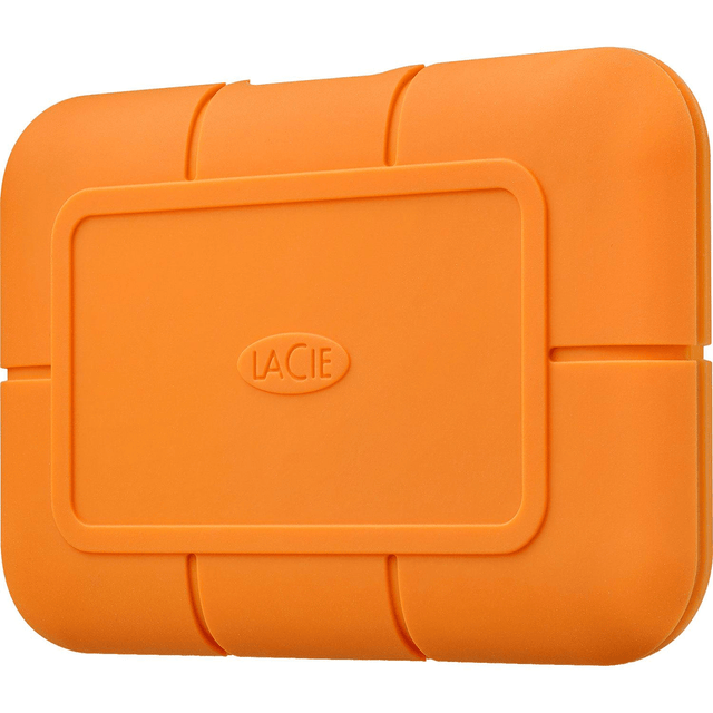 LaCie Rugged 2.5-inch 1TB Orange, Grey External SSD STHR1000800