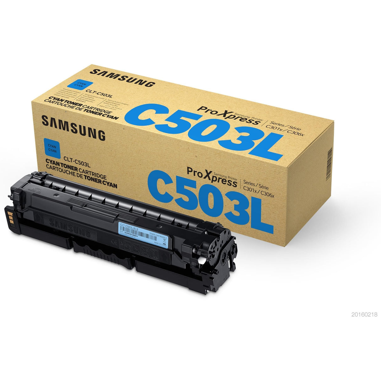 HP CLT-C503L Cyan Toner Cartridge 5,000 Pages Original SU016A Single-pack