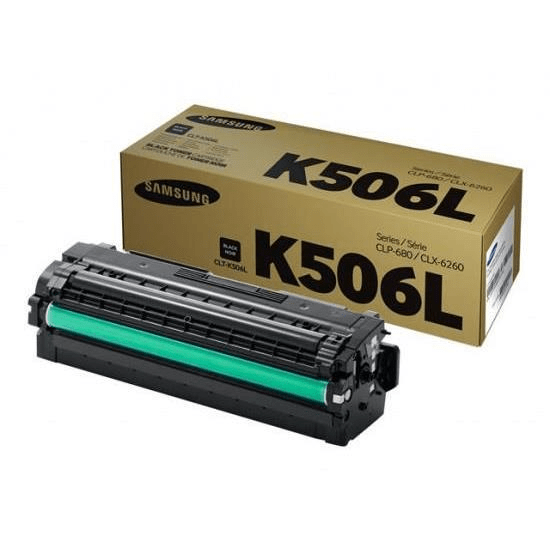 HP CLT-K506L Black Toner Cartridge 6,000 Pages Original SU173A Single-pack