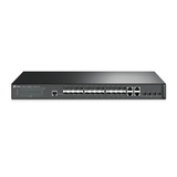 TP-Link T2600G-28SQ JetStream 28-Port Gigabit SFP L2+ Managed Switch Black