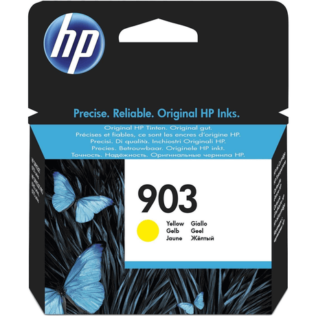 HP 903 Yellow Standard Yield Printer Ink Cartridge Original T6L95AE Single-pack