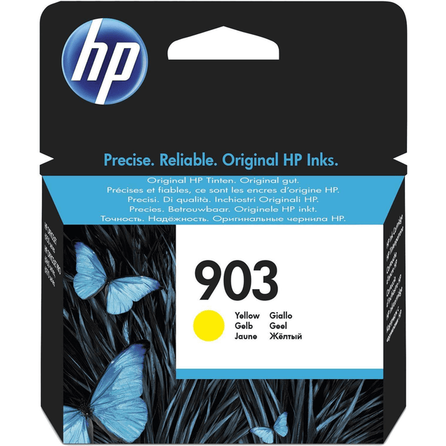 HP 903 Yellow Standard Yield Printer Ink Cartridge Original T6L95AE Single-pack