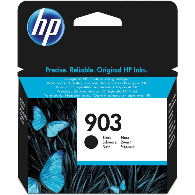 HP 903 Black Standard Yield Printer Ink Cartridge Original T6L99AE Single-pack