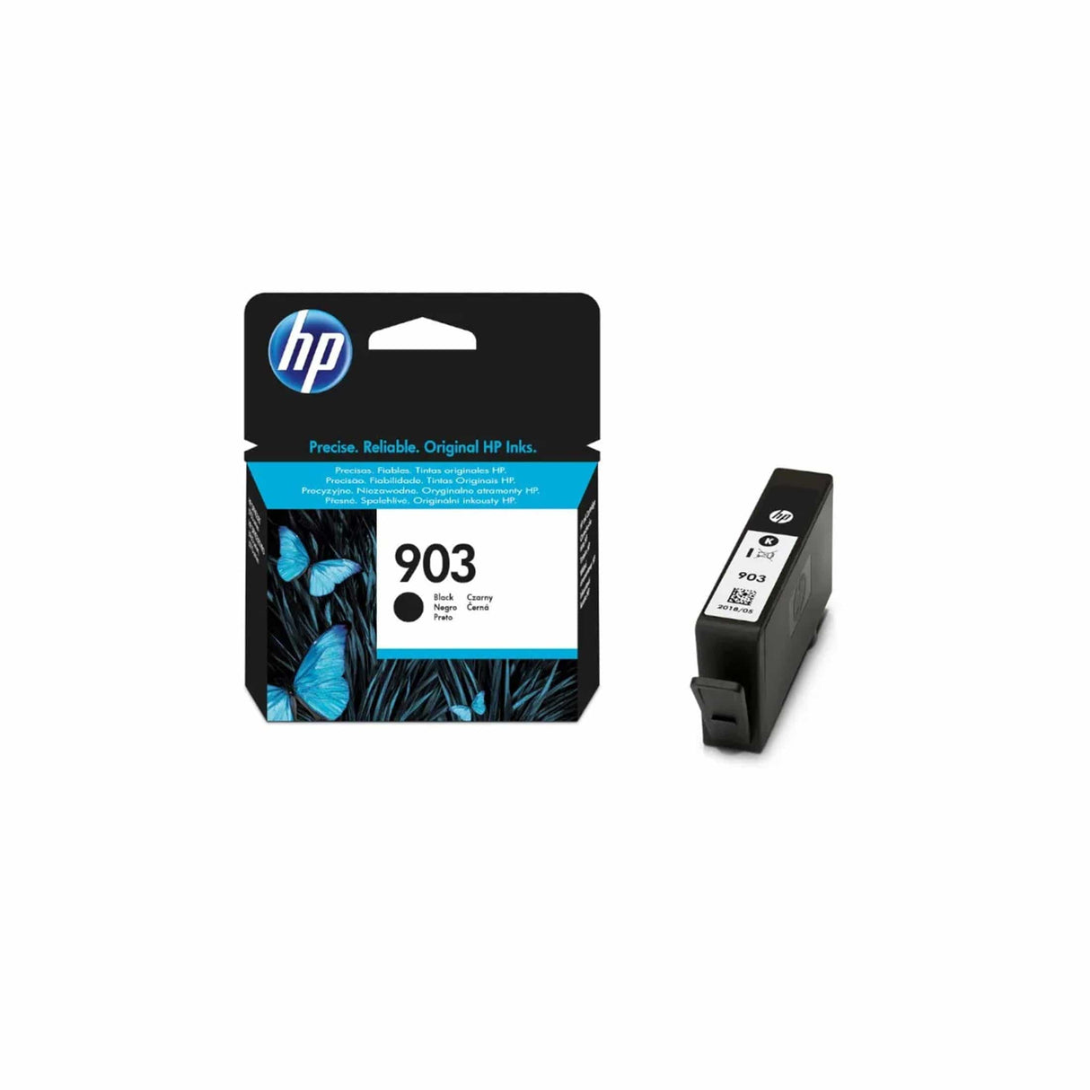 HP 903 Black Standard Yield Printer Ink Cartridge Original T6L99AE Single-pack