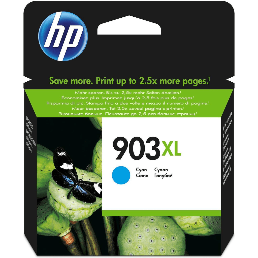 HP 903XL Cyan High Yield Printer Ink Cartridge Original T6M03AE Single