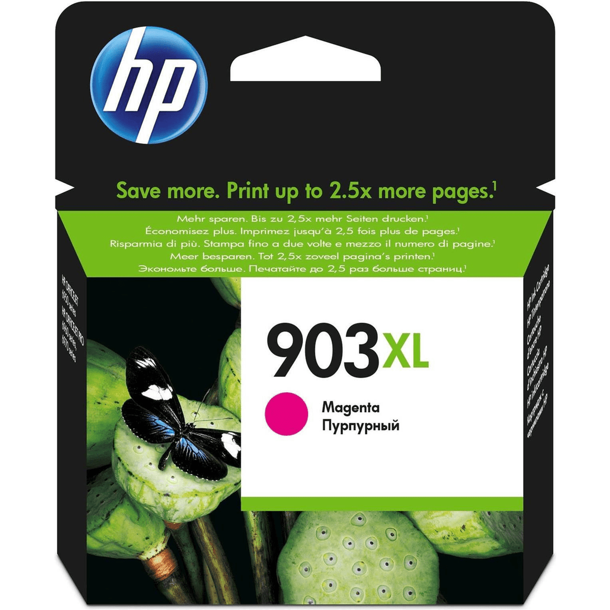 HP 903XL Magenta High Yield Printer Ink Cartridge Original T6M07AE Single-pack