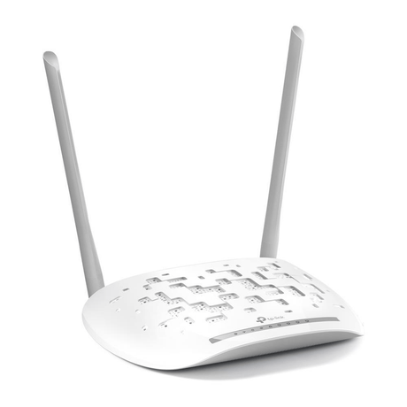 TP-Link TD-W8961N Wi-Fi 4 Wireless Router - Single-band 2.4GHz Fast Ethernet Gray and White