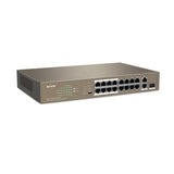 Tenda TEF1118P-16-150W 16-port FE ports + 1 GE+1 SFP port Unmanaged PoE+ Switch