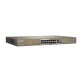 Tenda TEF1118P-16-250W Unmanaged Switch Fast Ethernet PoE Grey