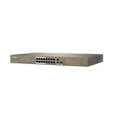 Tenda TEF1118P-16-250W Unmanaged Switch Fast Ethernet PoE Grey